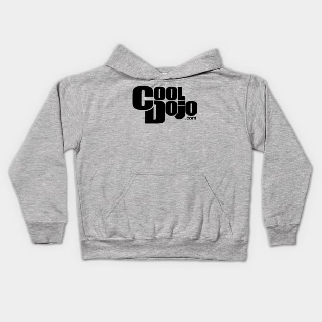 Cool Dojo Logo (Black) Kids Hoodie by CoolDojoBro